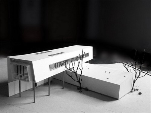 建筑模型制作過程更新07 從細節刻畫到整體展示