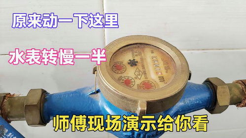 原來動(dòng)一下這里就能讓水表轉(zhuǎn)慢一半？很多人沒見過，老師傅現(xiàn)場演示揭秘